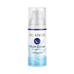CBD Armour night cream pump bottle