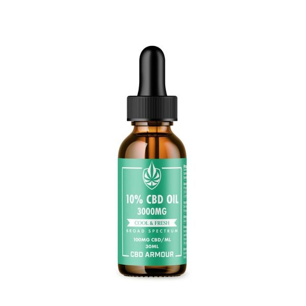 cbd oil cool 30ml bottle mockup