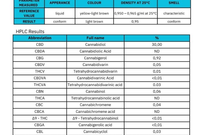 30 CBD BS in MCT oil with mint flavour