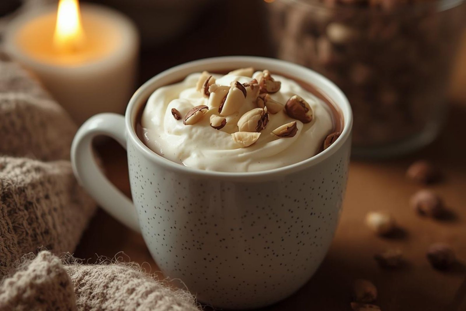 CBD Hazelnut Hot Chocolate