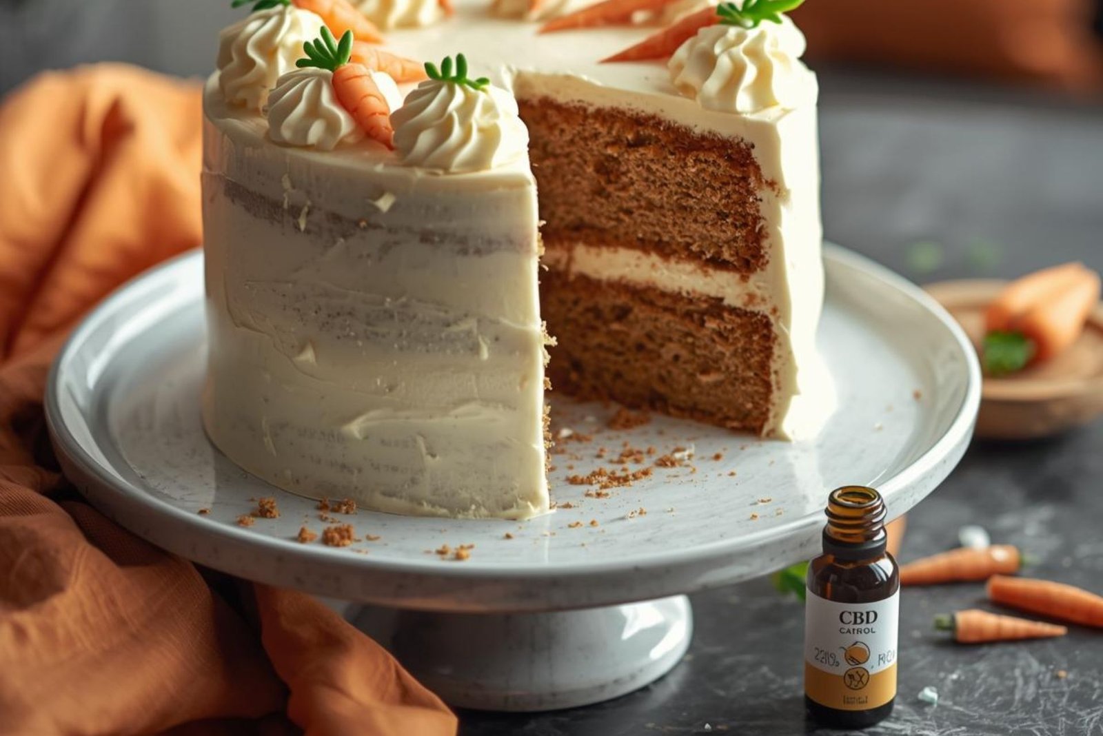 CBD Carrot Cake