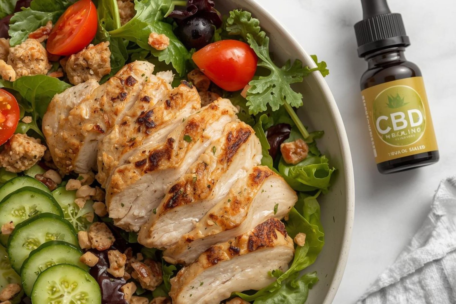 Chicken Salad Recipe with CBD