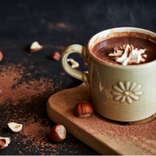 CBD Hazelnut Hot Chocolate