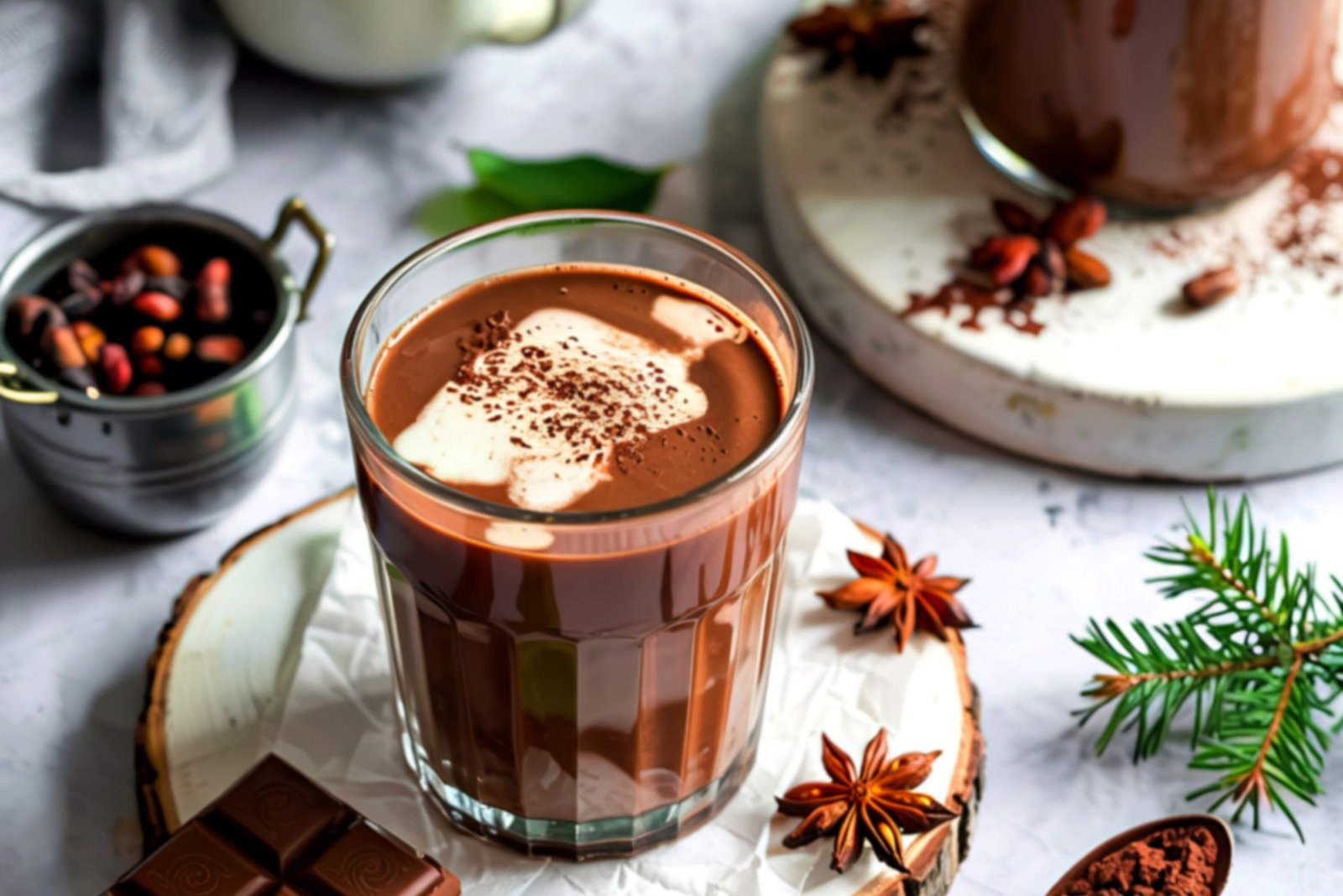 CBD Hazelnut Hot Chocolate