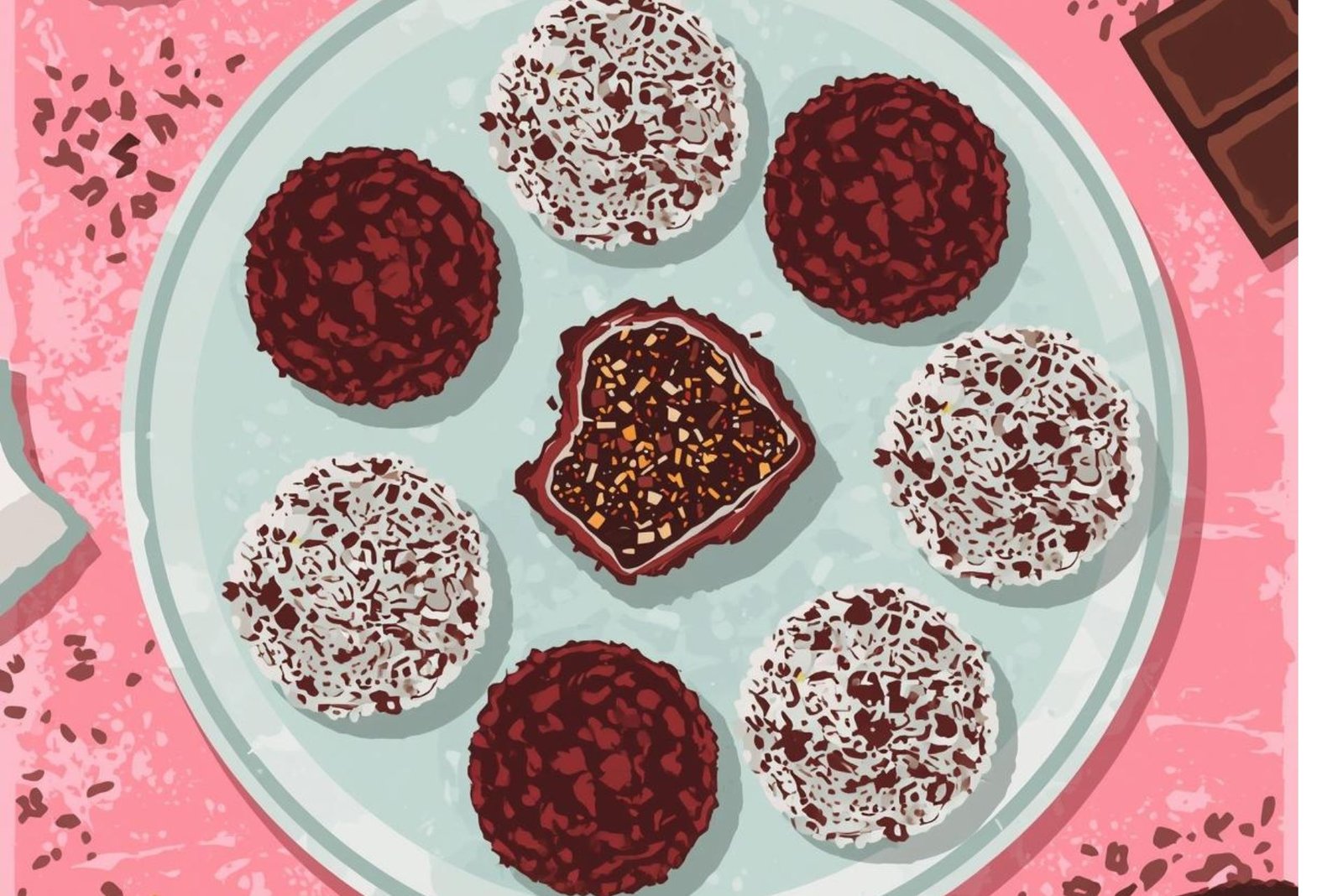 CBD Chocolate Coconut Fat Bombs