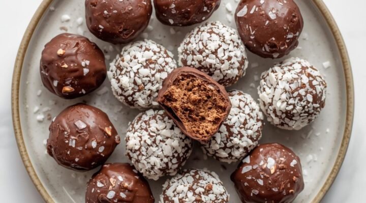 CBD Chocolate Coconut Fat Bombs