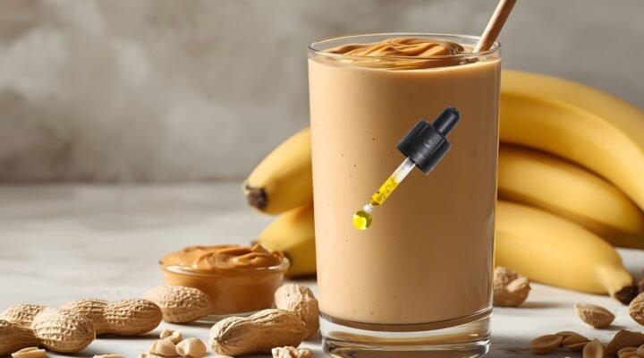 CBD Orange Banana Smoothie