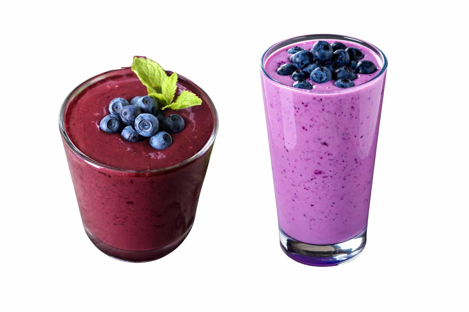 strawberry and blueberry smoothie​