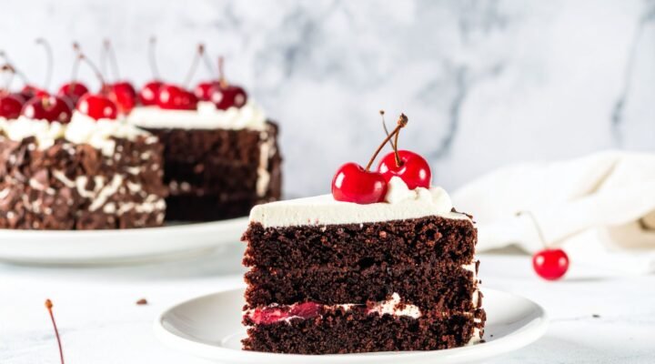 CBD Black Forest Cherry Cake Recipe