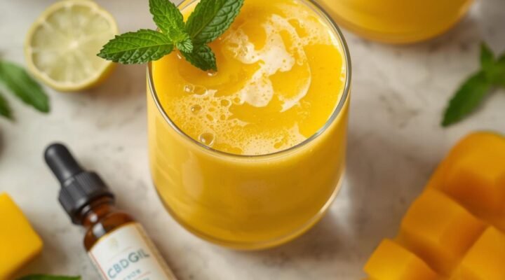 Mango Lassi Recipe with CBD