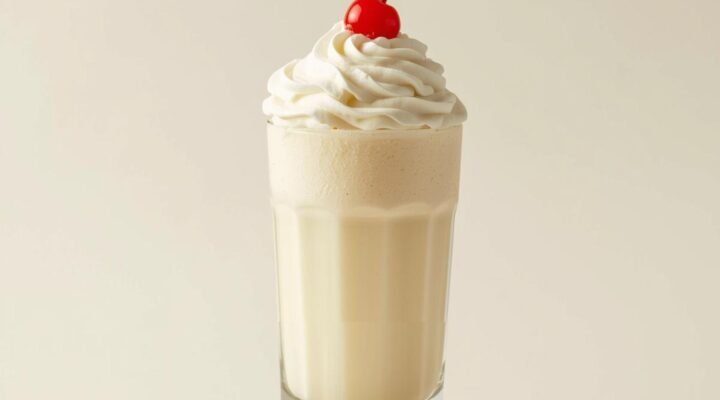 CBD Vanilla Milkshake