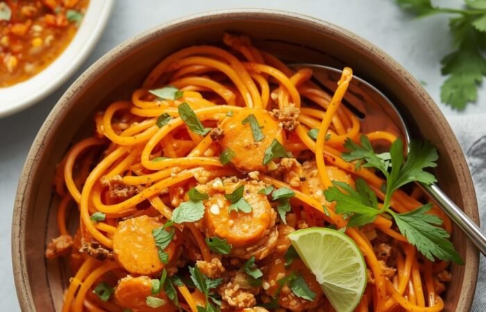CBD sweet potato noodles