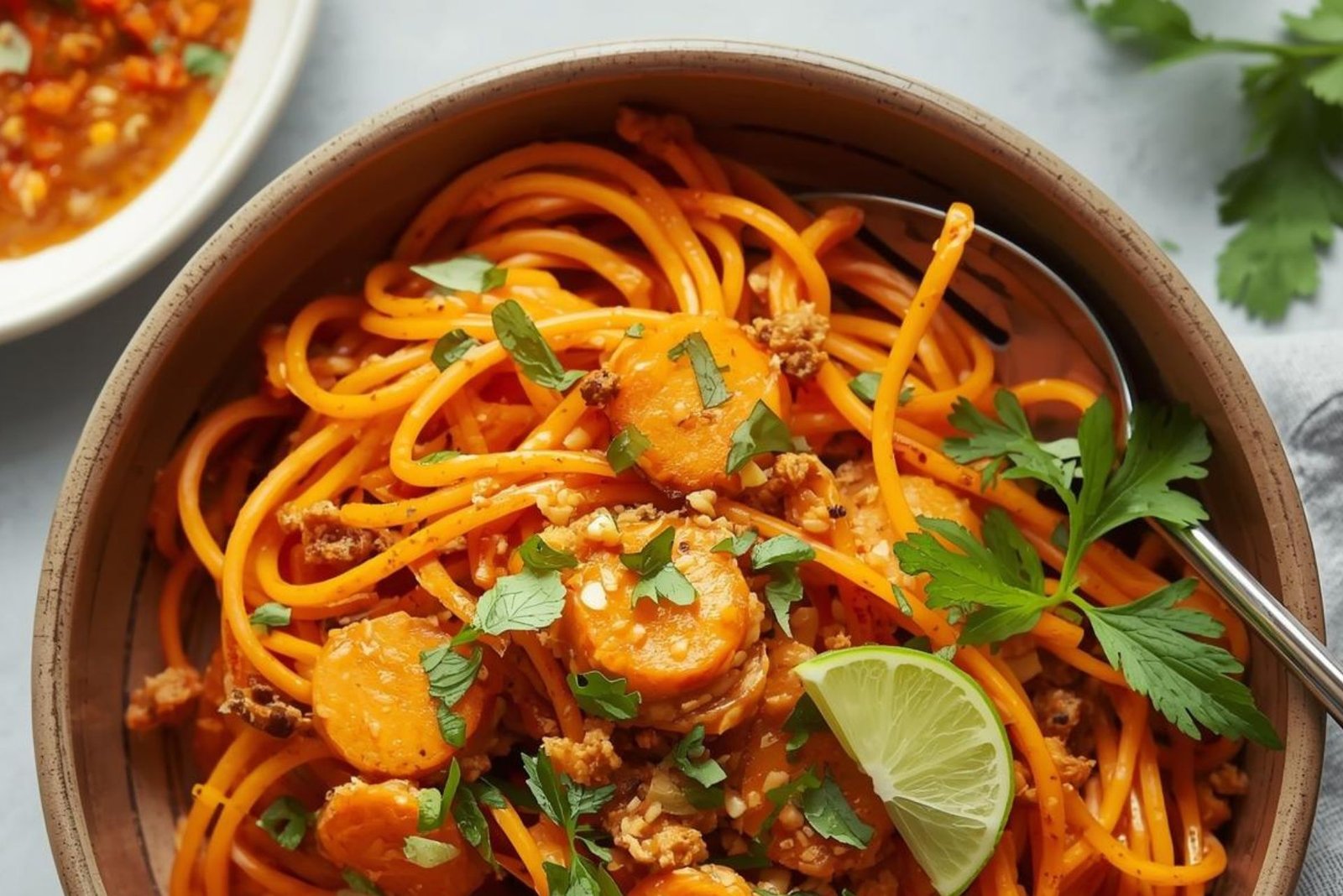 CBD sweet potato noodles