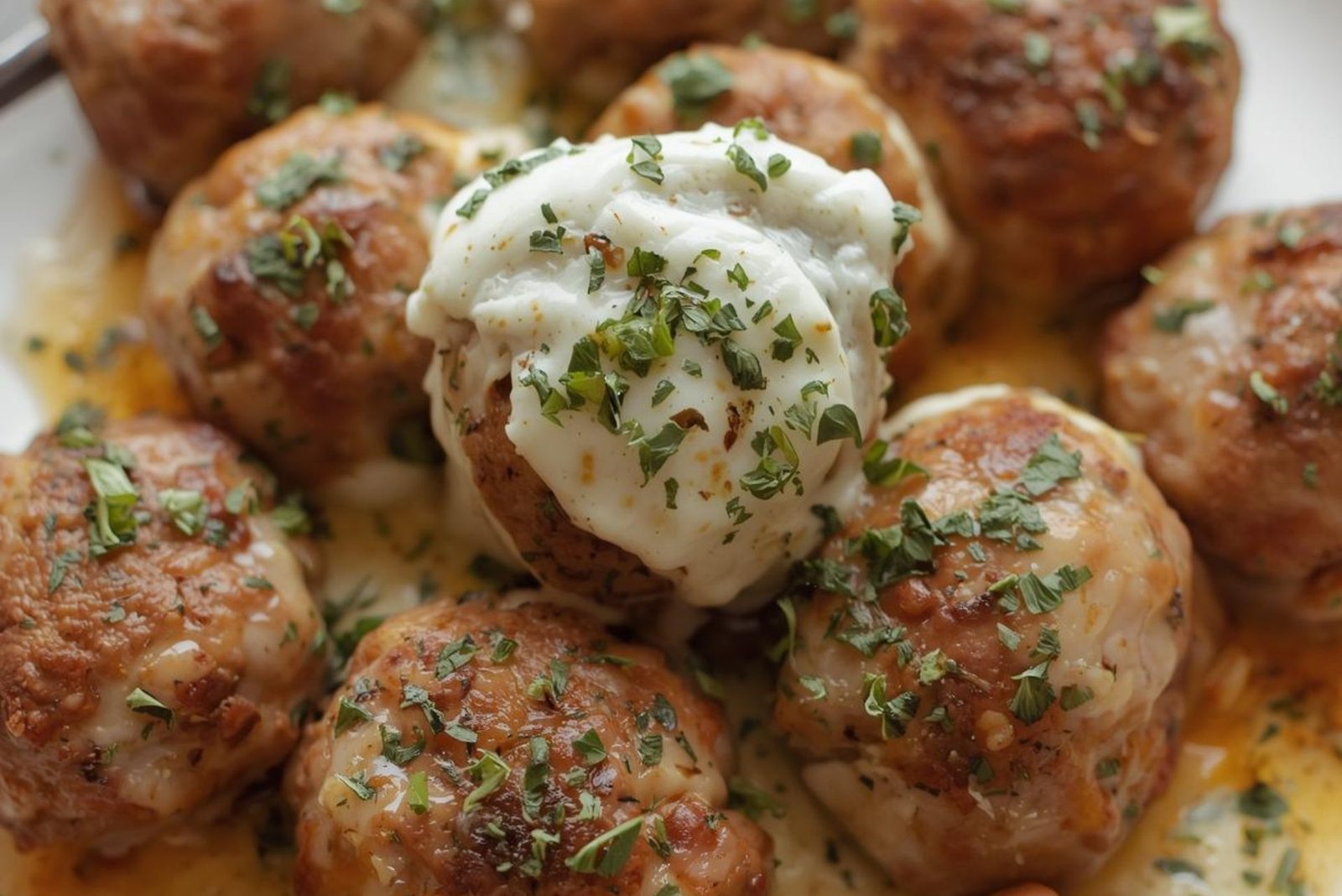CBD Mozzarella Meatballs