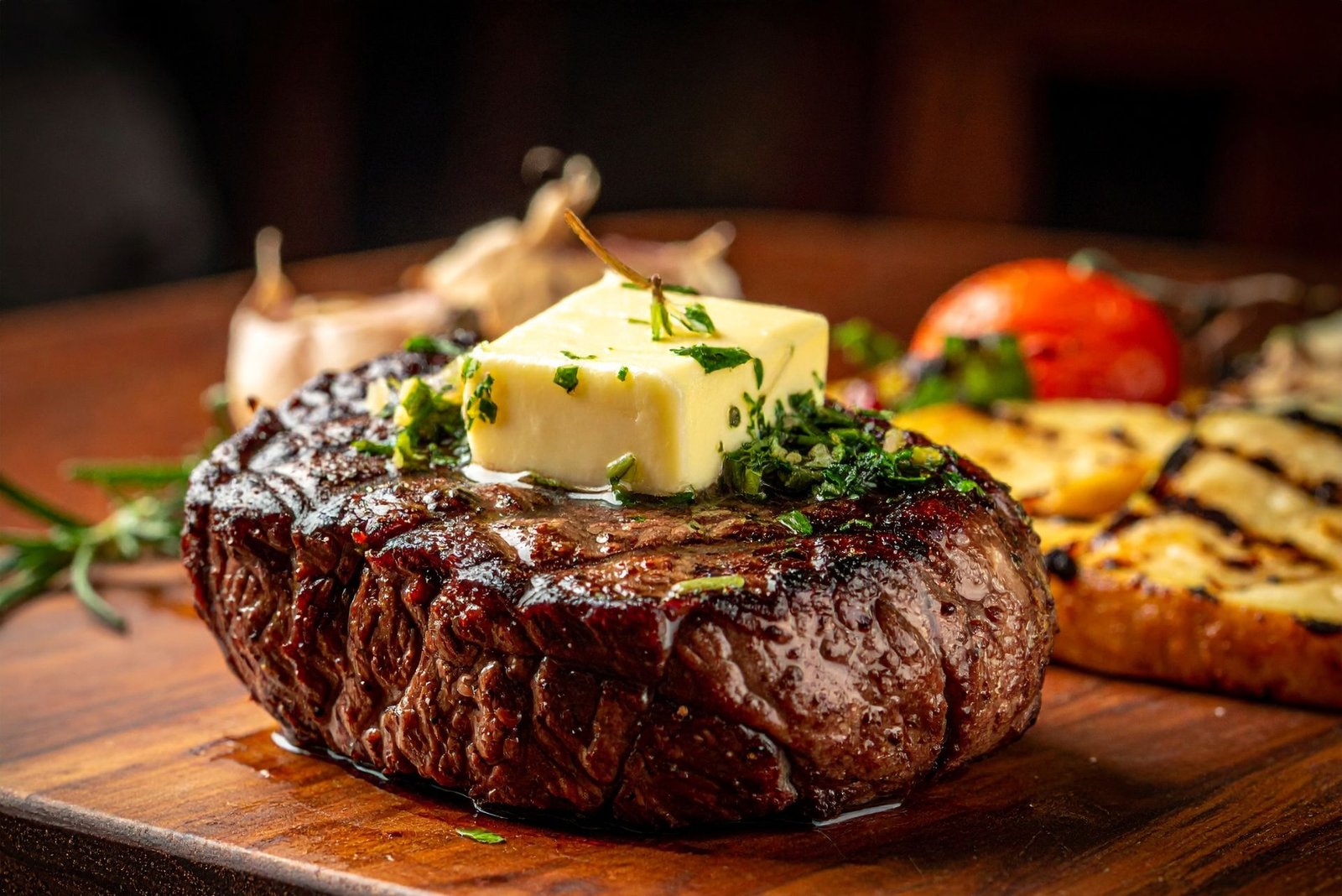 CBD Garlic Butter Steak
