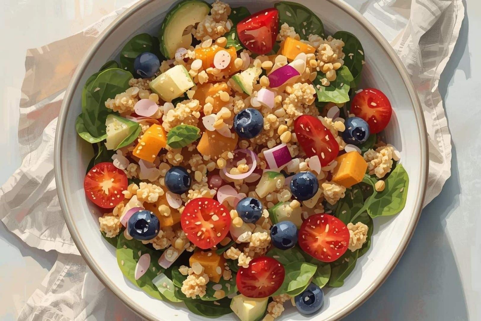  CBD Quinoa Salad
