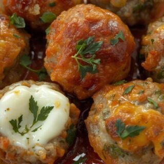 CBD Mozzarella Meatballs