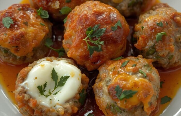 CBD Mozzarella Meatballs