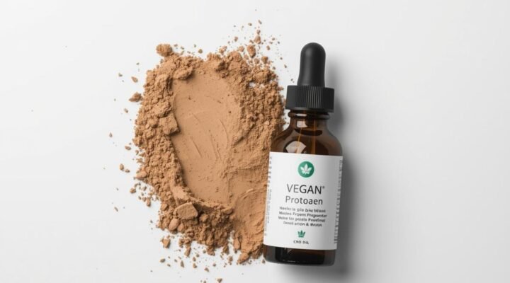 Vegan Protein and CBD Oil