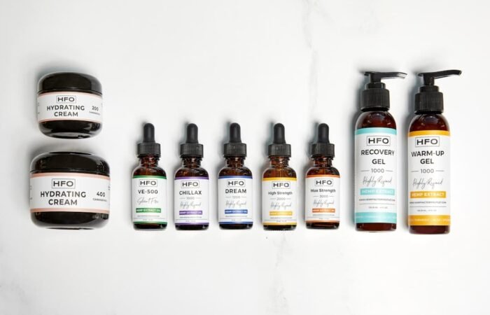 full spectrum vs broad spectrum cbd - A selection of premium CBD products representing both full spectrum and broad spectr...